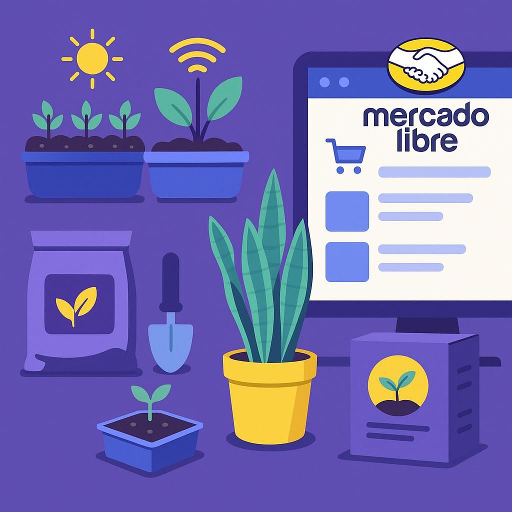 Tendencias de Jardinería Urbana en Mercado Libre