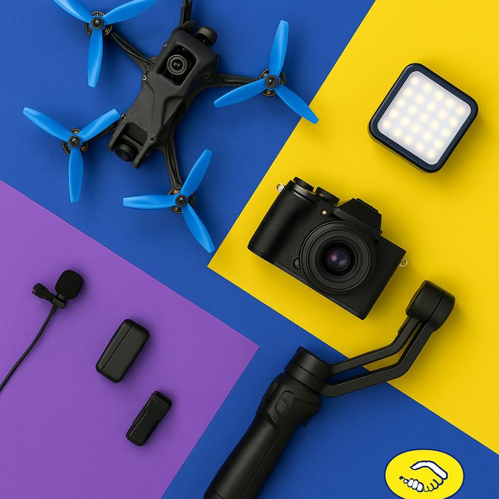 Tendencias en equipos de video y drones para Mercado Libre